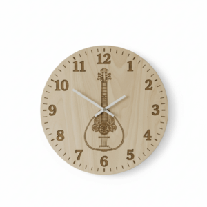 Ρολόι τοίχου με χάραξη κιθάρα