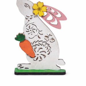 Ξύλινο Πασχαλινό Διακοσμητικό Λαγουδάκι