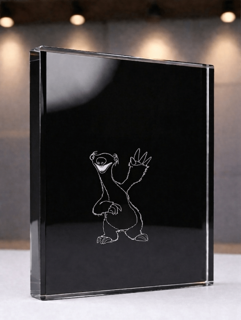 Πλακέτα Plexiglass 20mm με Χάραξη